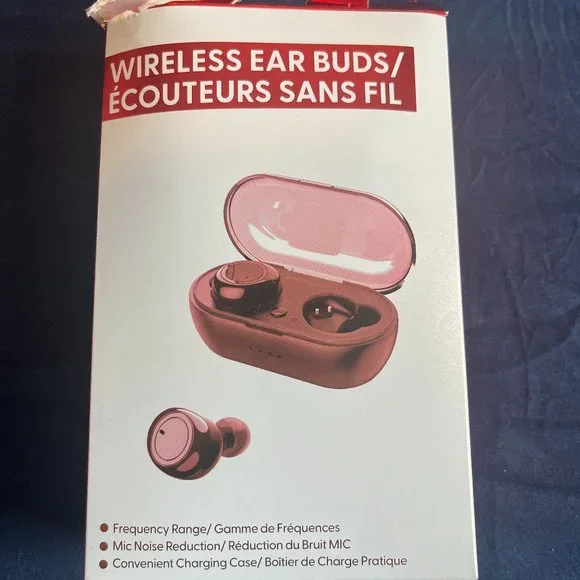 Wireless Earbuds - Red - Picture 1 of 1